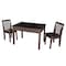 International Concepts Rectangle Table with 2 Mission Juvenile Chairs, 24 in W, 33.1 in L, 22.2 in H, Wood, Rich Mocha K15-JT2532L-263-2 - alternate 1